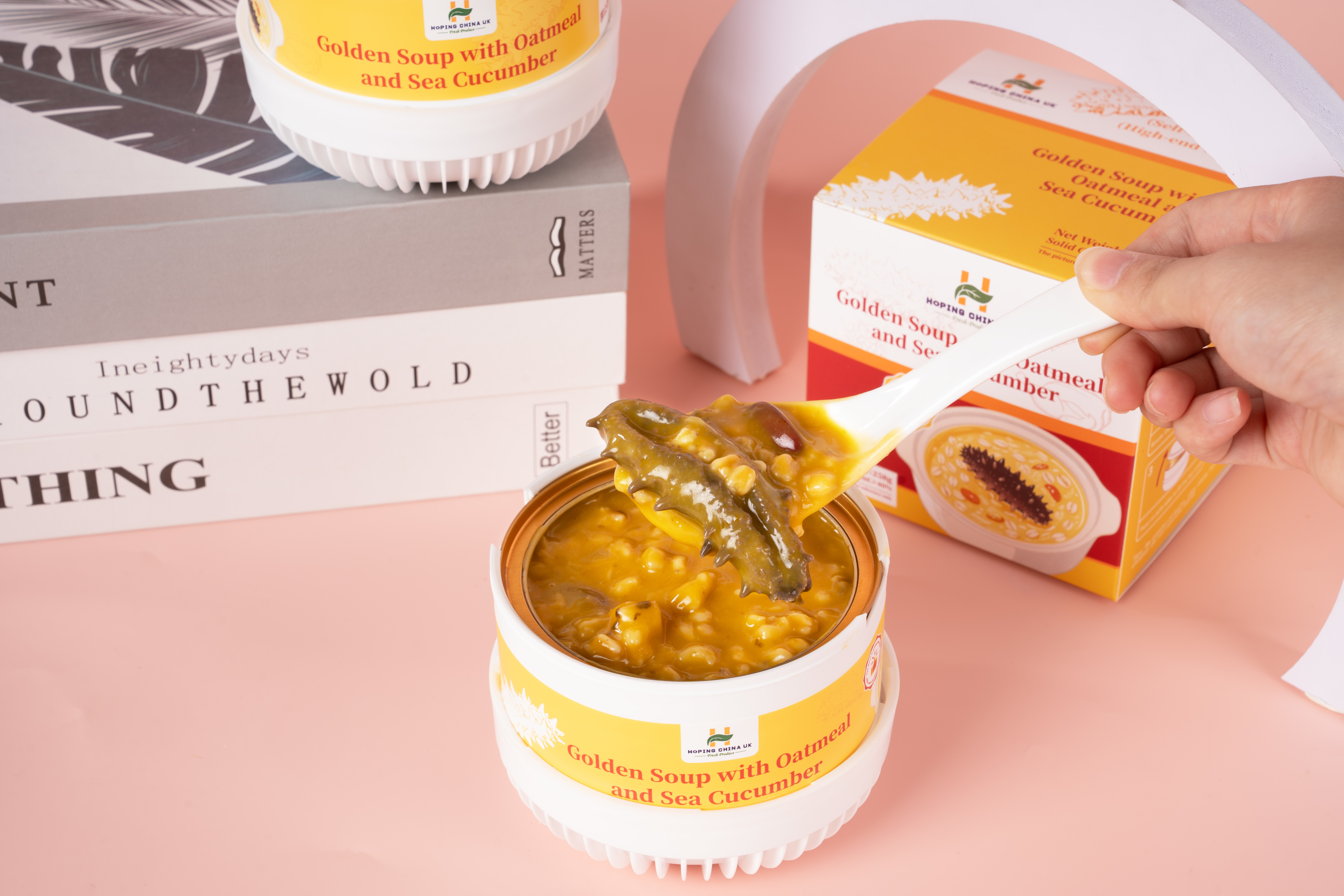 Ultimi casi aziendali HOPing porcellana -Suppa d'oro Farina d'avena cetriolo di mare Porridge