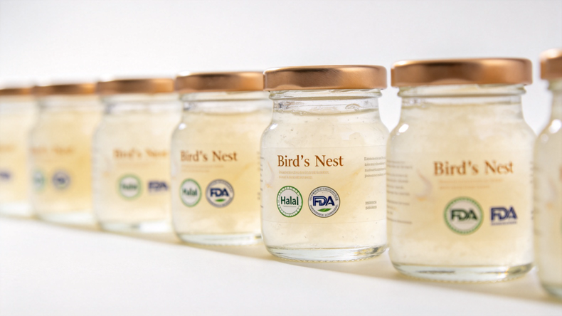 Ultimi casi aziendali OEM Bird's Nest con certificazione Halal e FDA: la tua porta d'accesso ai mercati globali