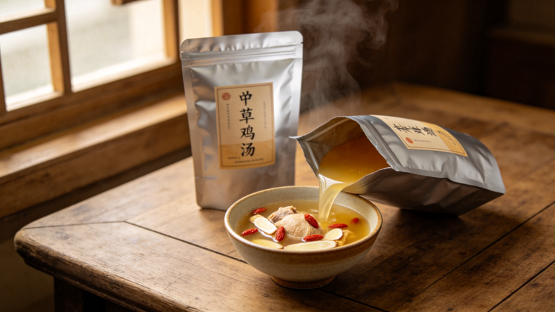 Ultimi casi aziendali Cina OEM Soup Pouch Manufacturer   Custom Retort Pouch Soup