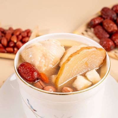 Buon prezzo Gastrodia Huai Shan Zuppa di pollo istantanea Sterilizzazione ad alta temperatura in linea