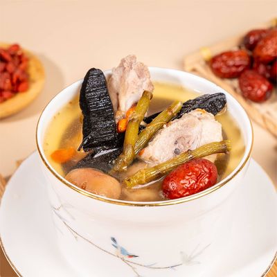 Buon prezzo Il più sano Ganoderma istantaneo Dendrobium Zuppa di ossa di drago Medicina Combinazione di dieta in linea