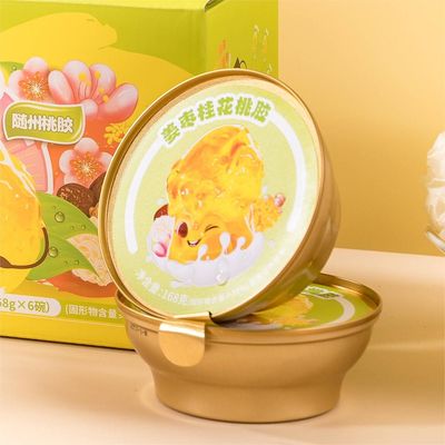 Buon prezzo Ginger Jujube Gomma di pesca stufata Dessert Collagene Instant Food in linea