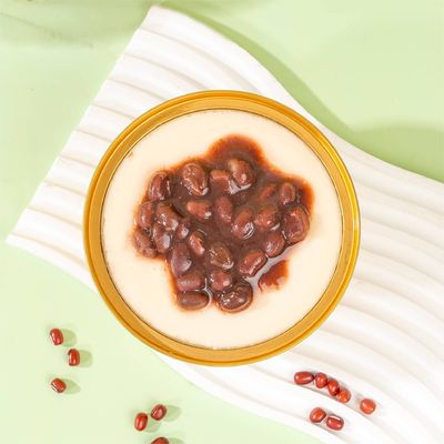 Buon prezzo Latte a basso contenuto di grassi Pudding a base di uova e custard immediato con fagioli rossi 168g in linea
