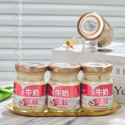 Buon prezzo Sopa di pesce al lichee con sapore di lichee latte in scatola Instant Fish Maw Sopa cantonese dolce rinfrescante 75g in linea