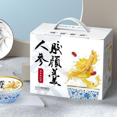Buon prezzo Ginseng Collagene Dessert Ginseng Nutritivo Rinfresca e Riempie di Vitalità Pieno di Collagene in linea