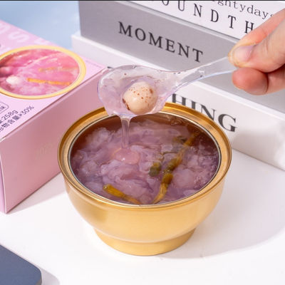 Buon prezzo Potenziare l'immunità Dendrobium e Tremella Dessert Fresco Alimenti biologici Dopodieta Dessert leggeri Colazione Rimpiazzo del pasto leggero in linea