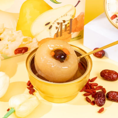 Buon prezzo Nido d'uccello di prima qualità con neve Fungo di pera Superfood naturale senza additivi Salute della pelle Potenziamento dell'immunità in linea