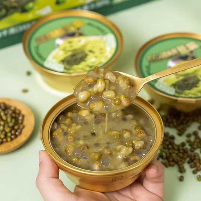 Buon prezzo Bevanda a base di semi di loto di fagioli pandan Mung ️ Preparata per l'uso a base di piante senza zucchero aggiunto Dessert a base di erbe etichetta pulita in linea