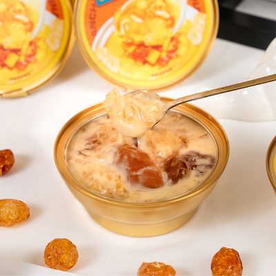 Buon prezzo Goma di pesca Mango Pomelo Dessert Drink 168g Gelatina a base di piante Supporta l'idratazione della pelle Nutritivo Pronto a mangiare A basso contenuto di zucchero Nutrizione funzionale per la bellezza in linea