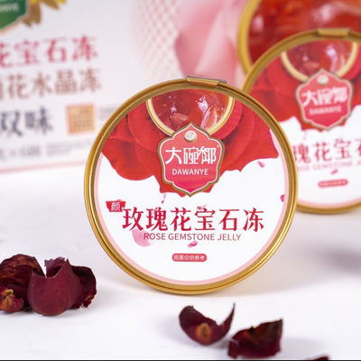 Buon prezzo Rose Herbal Jelly Dessert 168g Pronto a mangiare Cibo funzionale con succo di melograno e acqua Castagno supporta la salute quotidiana e l'idratazione A base di piante Snack nutriente conveniente per il benessere in linea