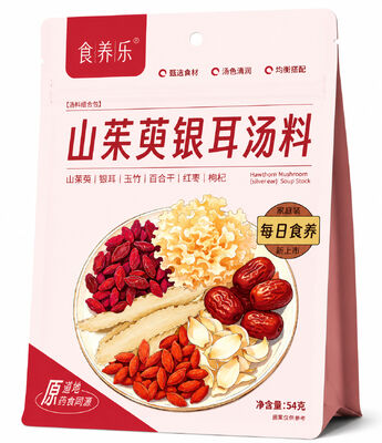 Buon prezzo Zuppa Tremella senza glutine HACCP Certificato Cornelino naturale Cherry Tremella 54g Ingredienti naturali adatti alla dieta vegana in linea