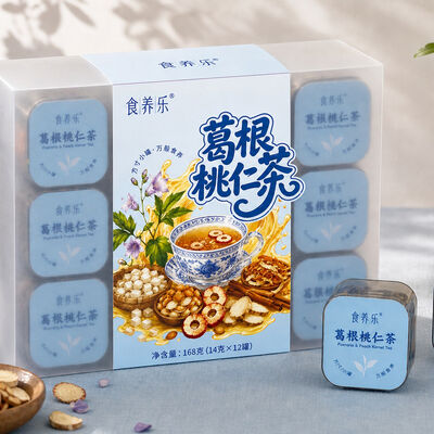 Buon prezzo FDA HALAL Circulation Support Tea  Kudzu & Peach Kernel Instant Herbal Blend in linea